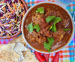 Frozen:  Spicy Goan pork curry with chilli, coriander and tamarind.  Serves two